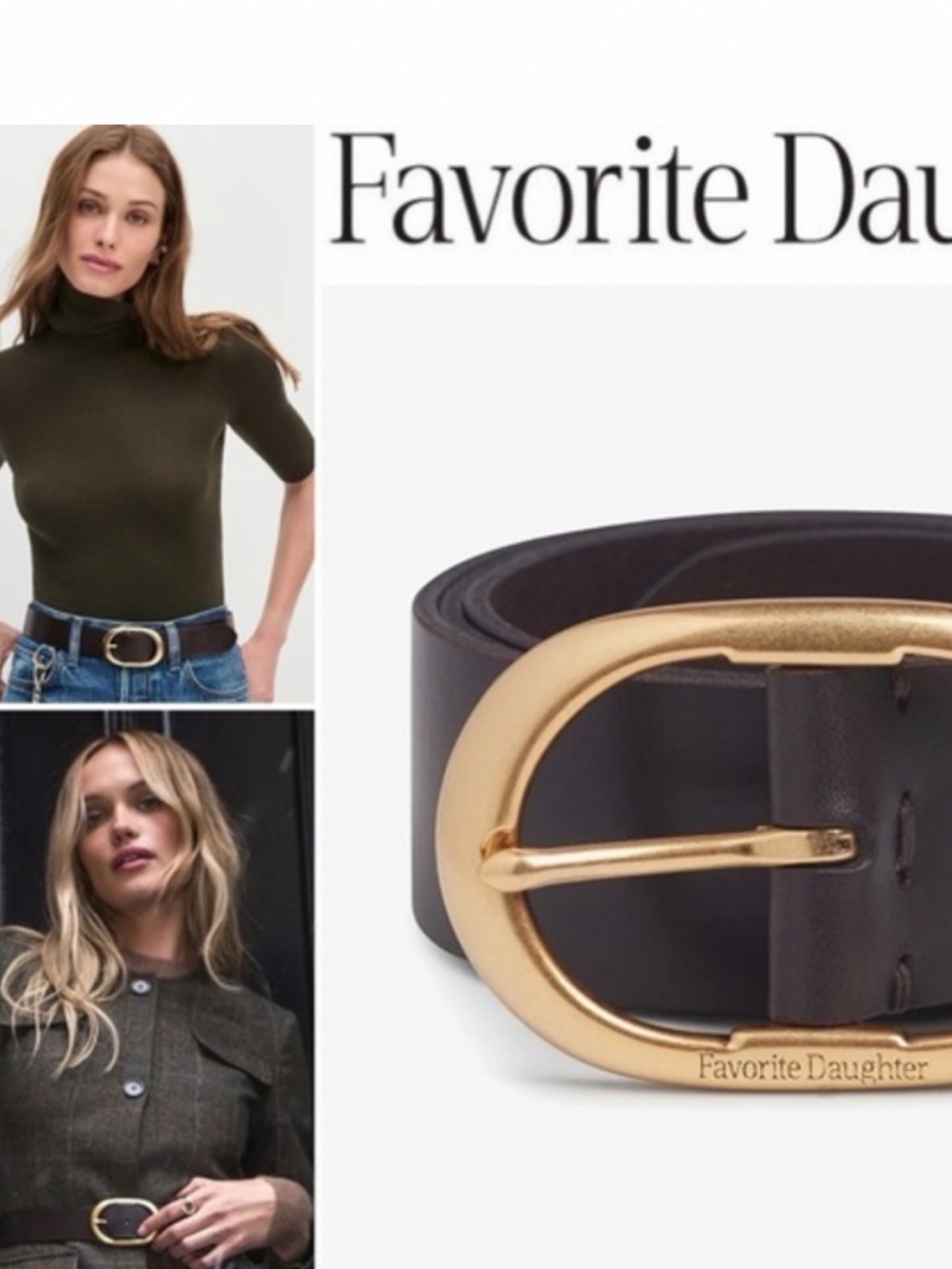 Favorite Daughter Suede Jean Belt